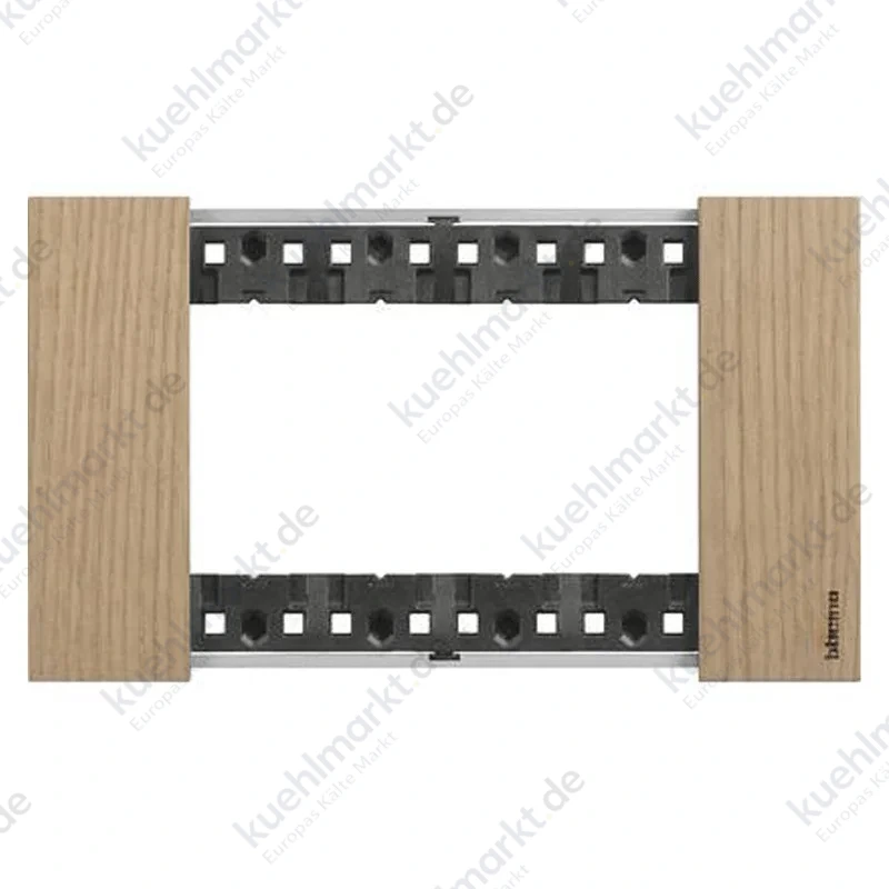 Bticino Living Now Platte, 4 Module, Farbe: Eiche KA4804LM