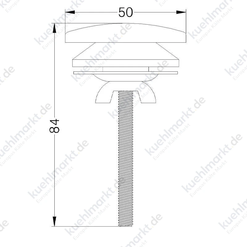 Sphera Abdeckung für Armaturen Durchmesser 50 mm weiß