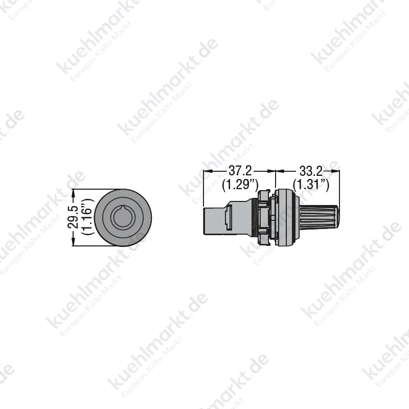 Lovato Monoblock-Potentiometer 5KOHM LPCPA005