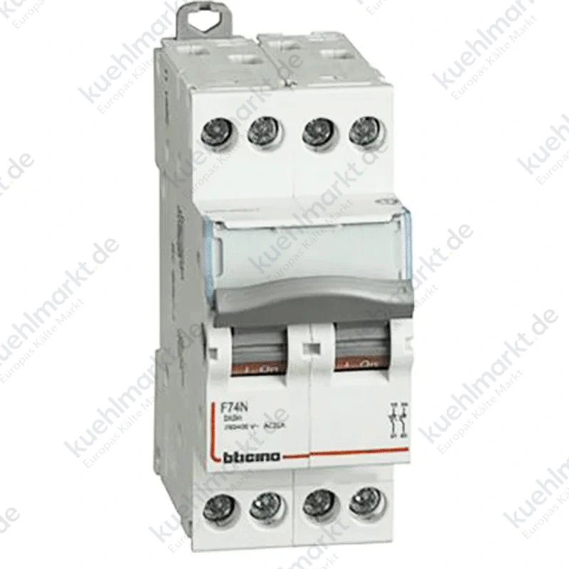 Bticino-Trennschalter 4P 32A 2 Module F74N32