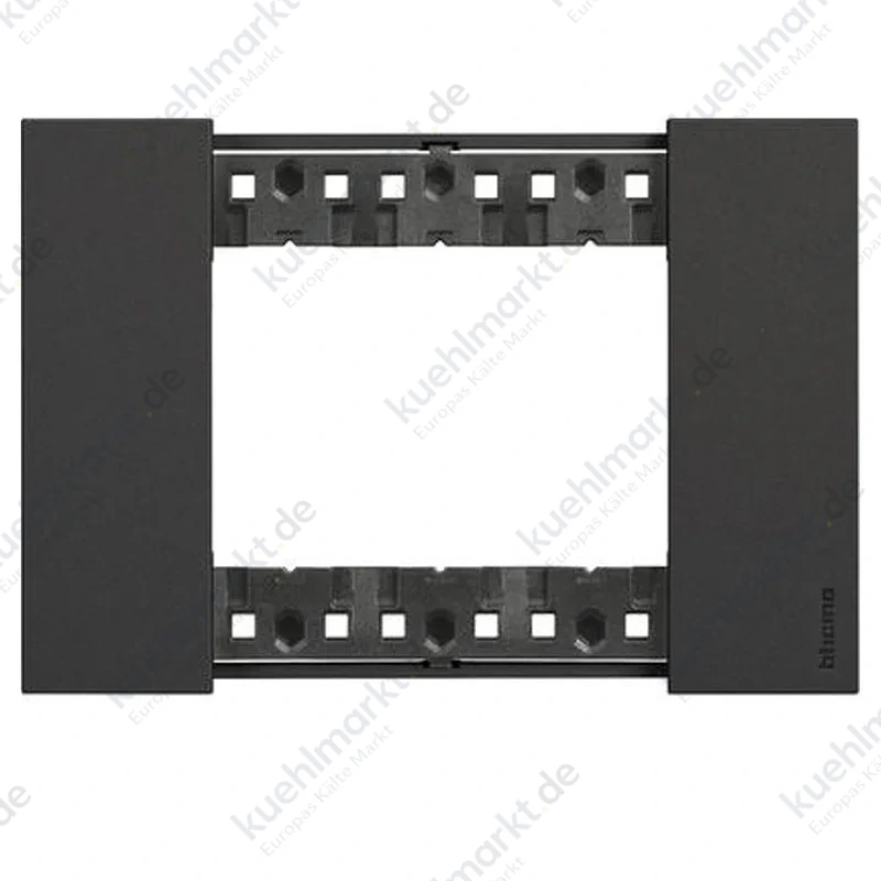 Bticino Living Now Abdeckrahmen 3 Module Farbe schwarz KA4803KG