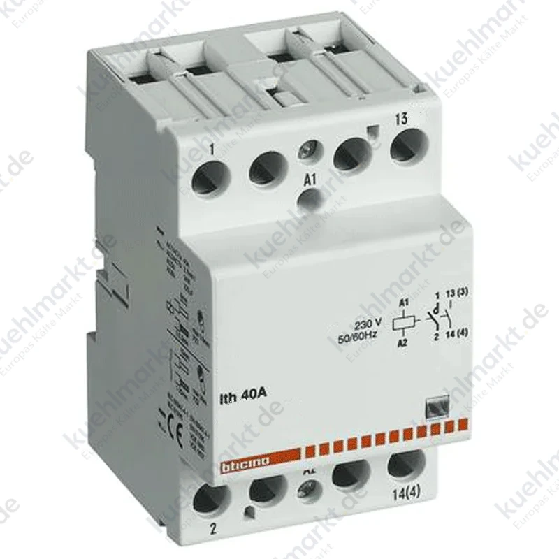 Bticino Schütz 4NO 40A 230V 3 Module FC4A4/230N
