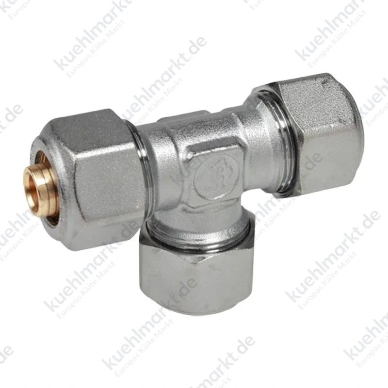 Giacomini T-Stück mit Adaptern für Mehrschichtrohre 26x3 mm R564MX062