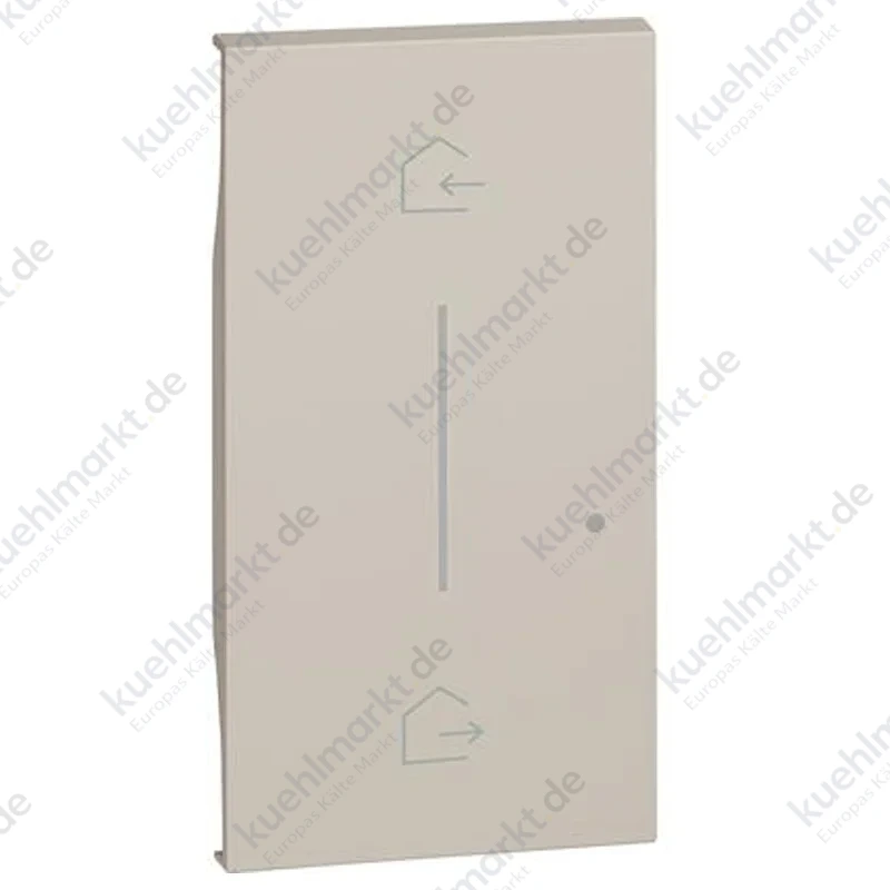 Bticino Living Now beleuchtbare Abdeckung, Symbol: Entra & Esci Wireless Sand KM40M2