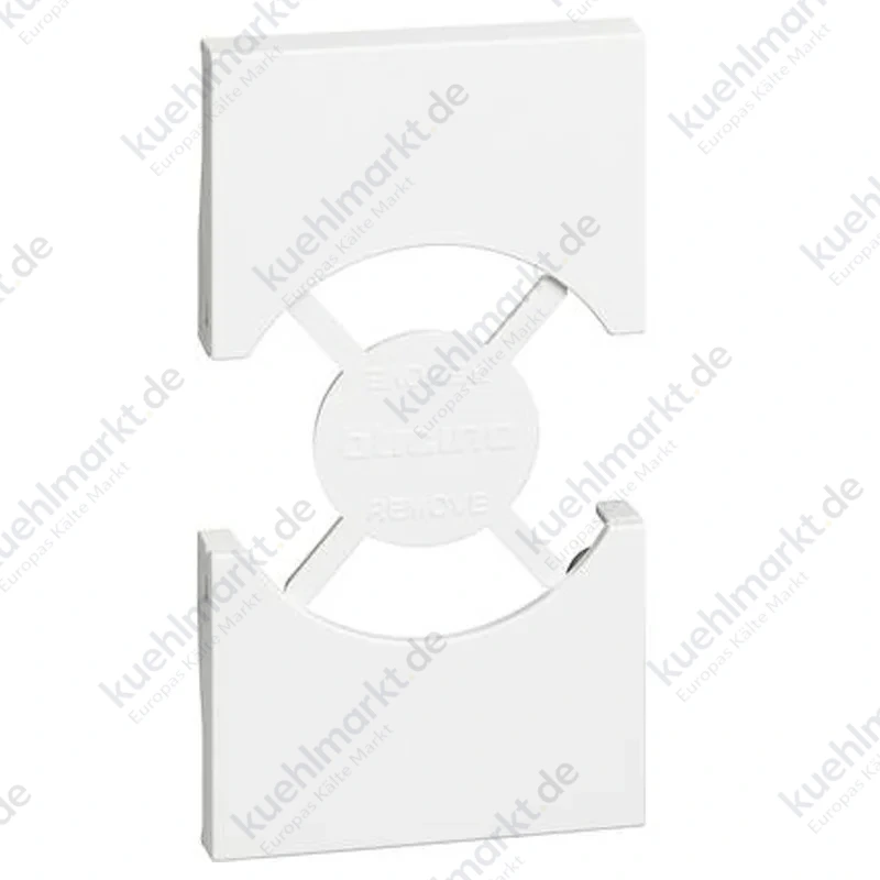 Bticino Living Now Abdeckung für Schuko 2 Module Steckdose weiß KW03