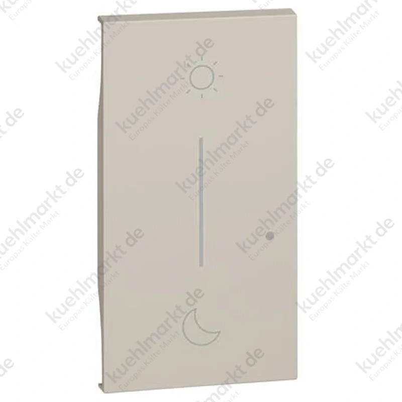 Bticino Living Now beleuchtbare Abdeckung NOTTE&GIORNO wireless, Farbe: Sand KM41M2