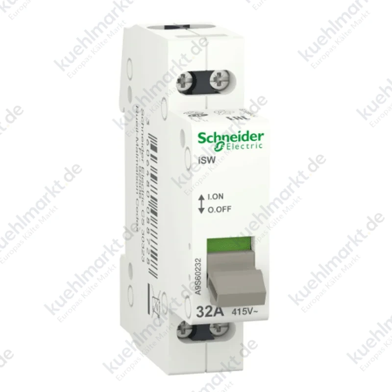 Schneider 2P 32A Lasttrennschalter 1 Modul A9S60232