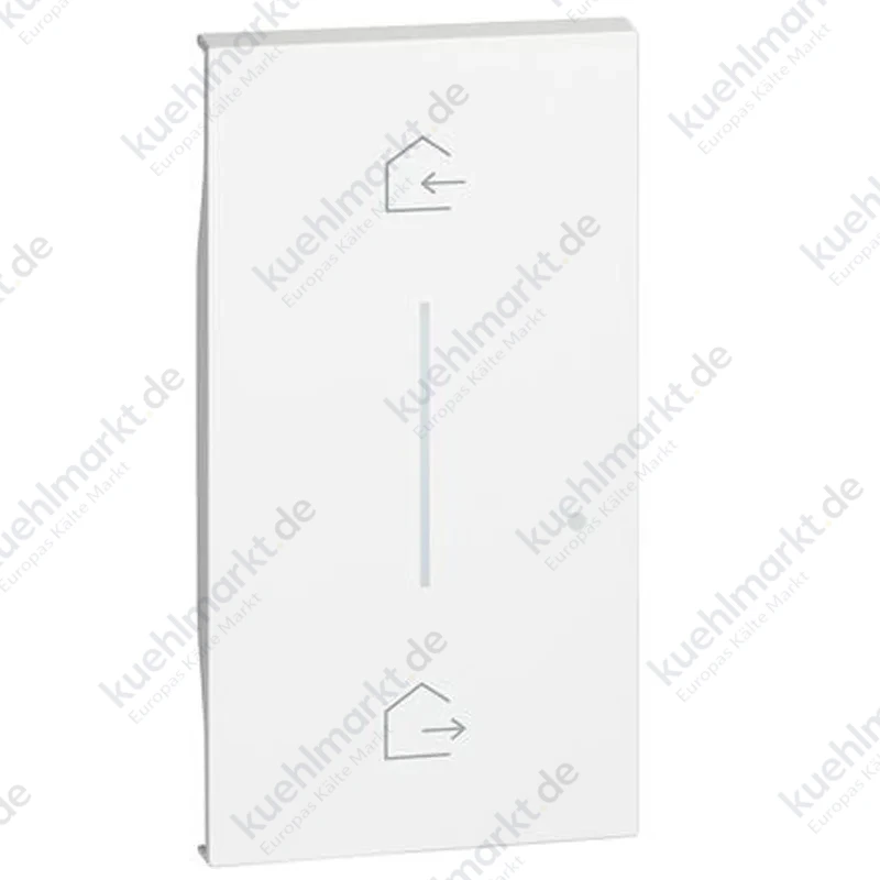 Bticino Living Now beleuchtbare Abdeckung, Symbol: ENTRA & ESCI Wireless Weiß KW40M2
