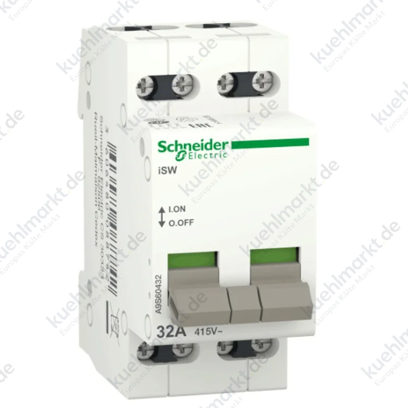 Schneider 4P 32A 2-Modultrennschalter A9S60432