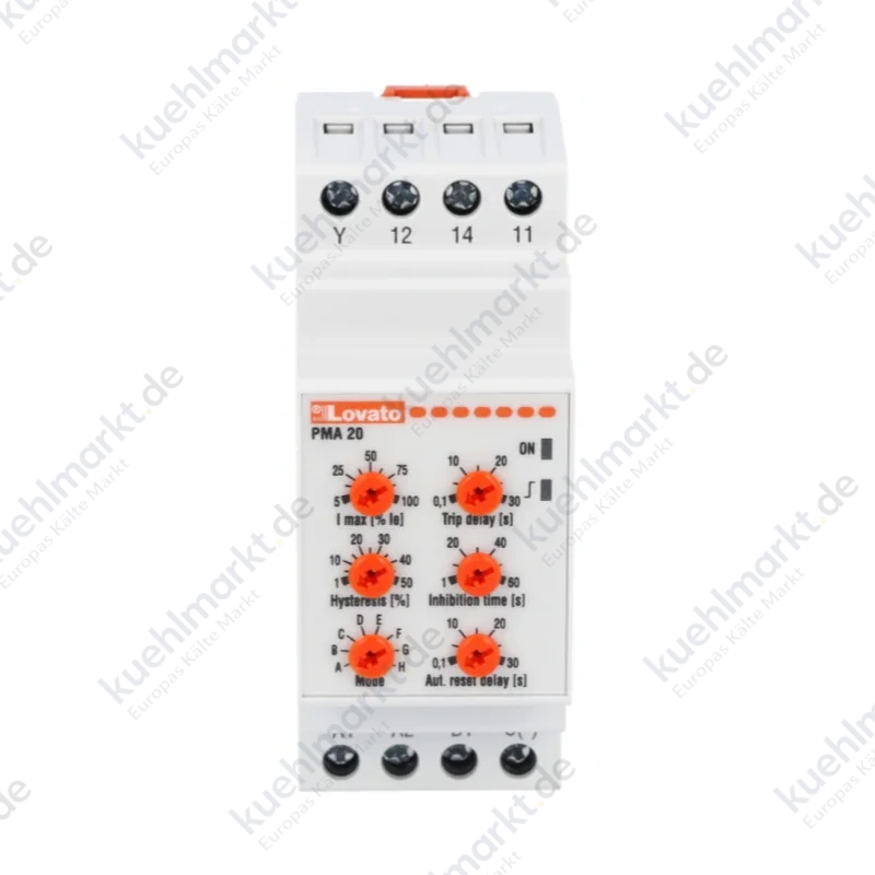Lovato einphasig Stromrelais 5/16A 24-240V 2 Module PMA20240