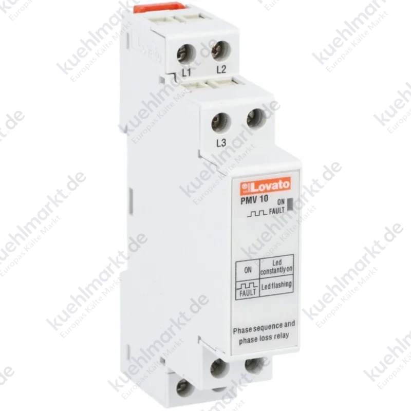 Lovato dreiphasiges voltmetrisches Relais für Phasenausfall 1M 208/480V PMV10A440