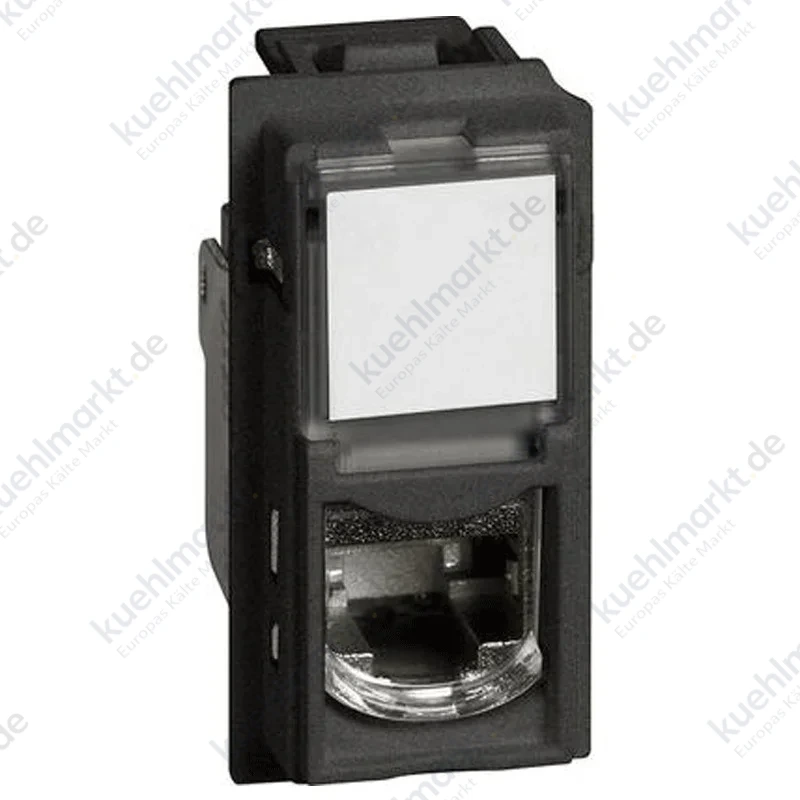 Bticino Living Now RJ45 Toolless Steckverbinder IDC Kat 6A UTP Schwarz KG4279C6