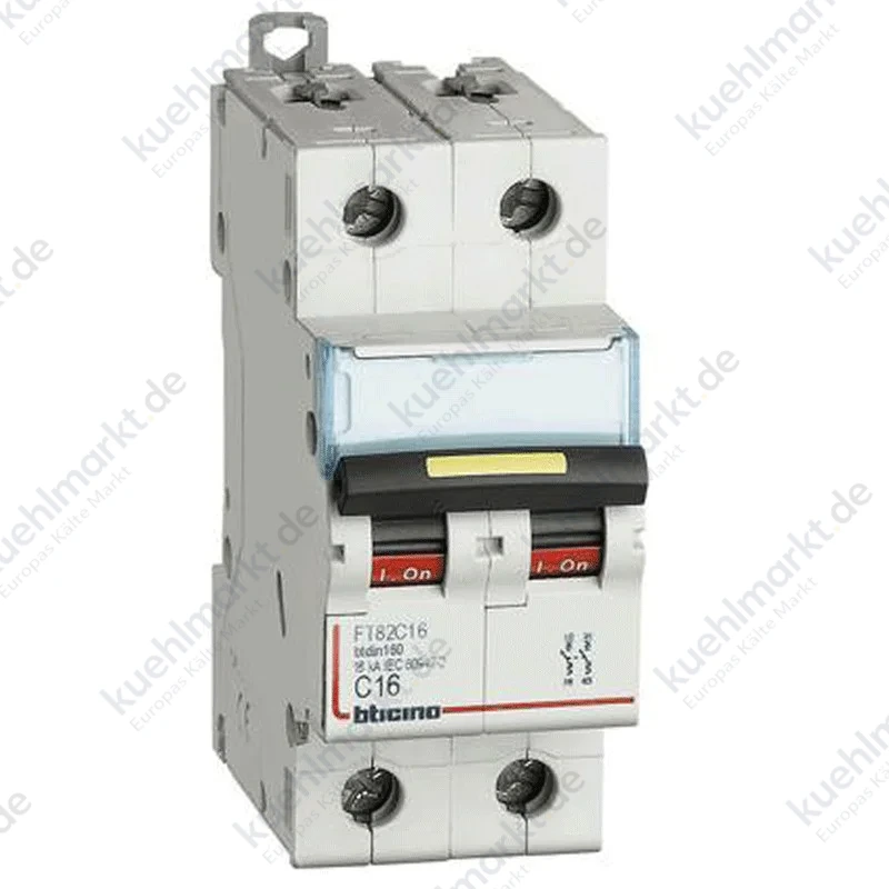 Bticino LS-Schalter 2P C 16A 16kA 2 Module FT82C16