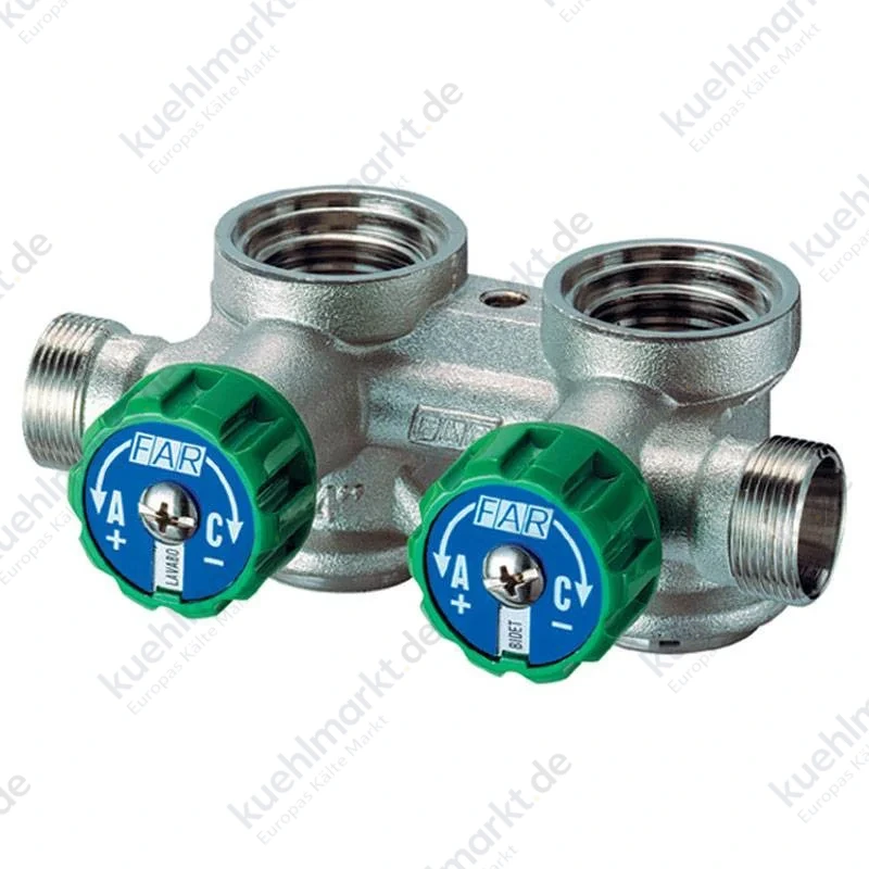 Spülverteiler Far 3753 rechts chrom 3/4