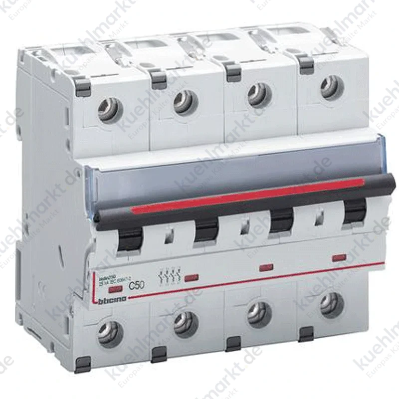 Bticino LS-Schalter 4-polig C 50A 25kA 4 Module FV84C50