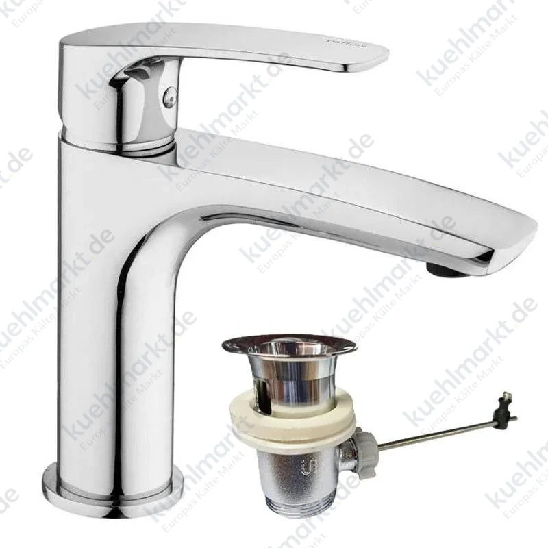 Paffoni Lime Waschtischarmatur mit automatischem Ablauf chrom LM075CR