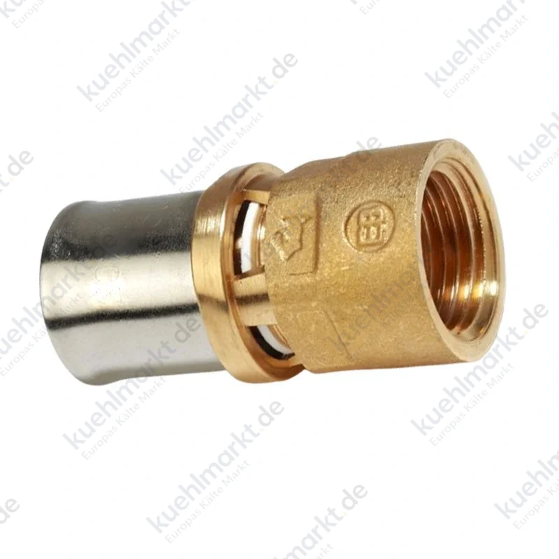 Giacomini Verschraubung mit geradem Gewinde 1 Zoll 26x3 mm aus Messing RM109Y058