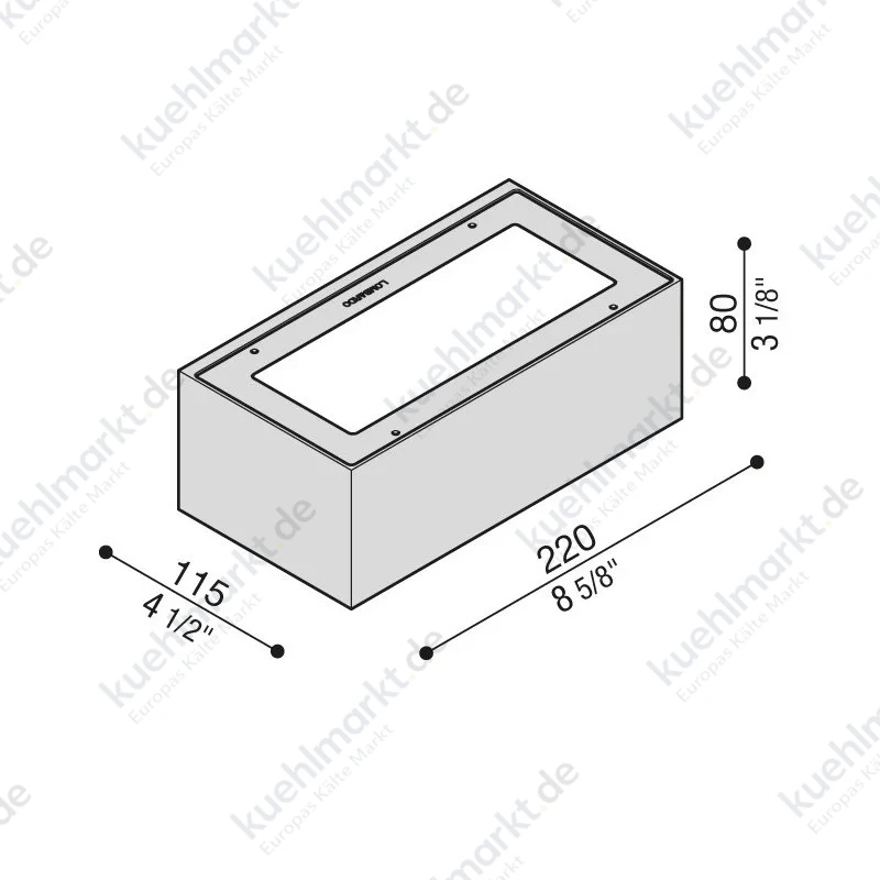 Lombardo Wandleuchte Trend 220 LED 15W grau LL491GN