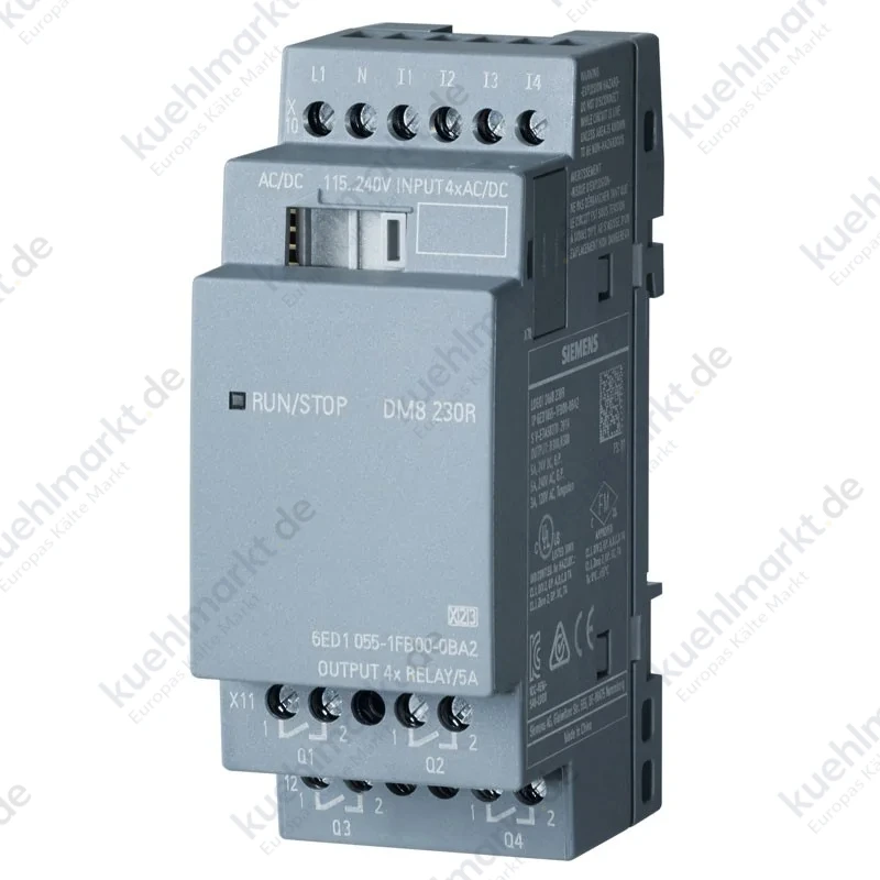 Siemens LOGO! Erweiterungsmodul DM8 230R 6ED10551FB000BA2