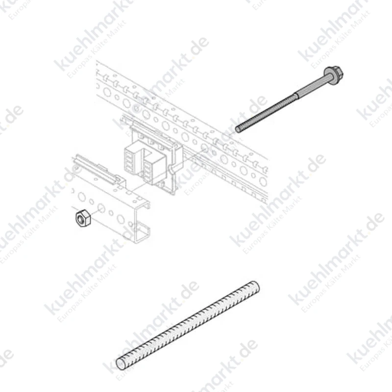 Abb Nylon Kupplungsstangen für System pro E Power 10 Stück 195mm PTRN1951