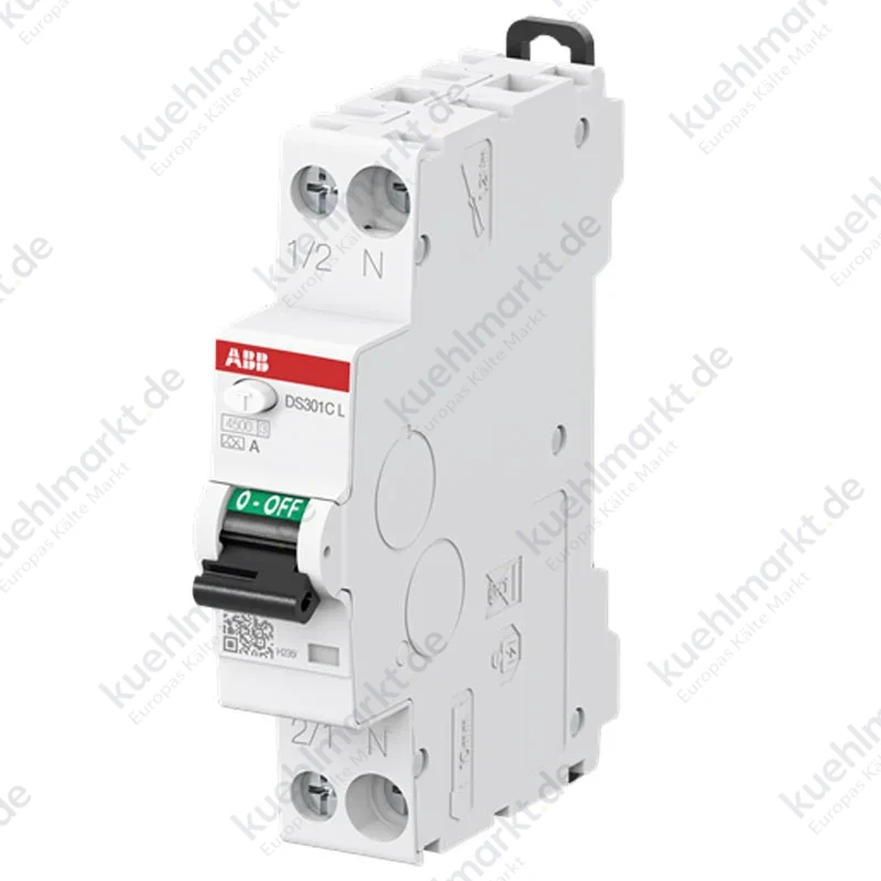 ABB Fehlerstrom und Leitungsschutzschalter 1P+N 16A 30mA A 4,5kA 1M DS301CLC16A30
