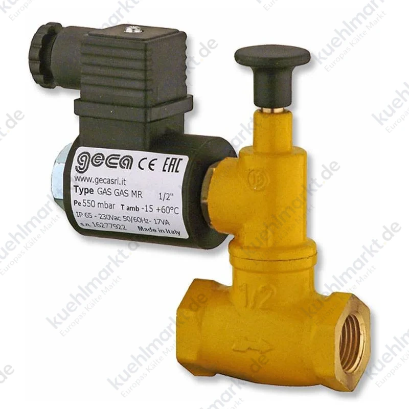 Geca Gas-Elektroventil 1/2