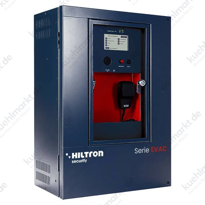 Hiltron Evac wandmontierte Zentraleinheit 500W 2 Zonen mit Display EVAC2000