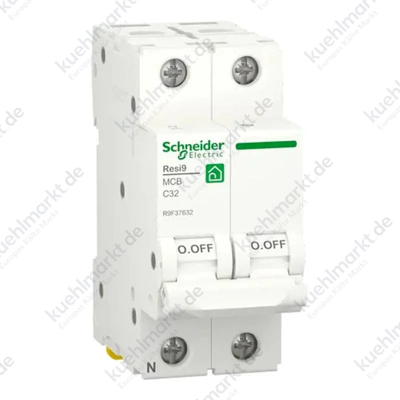 Schneider LS-Schalter 32A 1P+N 4,5 kA 2M R9F37632