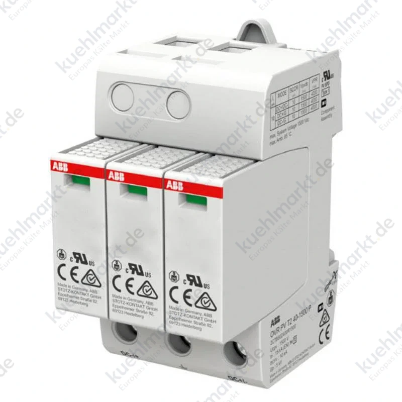 Abb Überspannungsableiter OVR 40kA 1000 Vc OVRPV22401000TS
