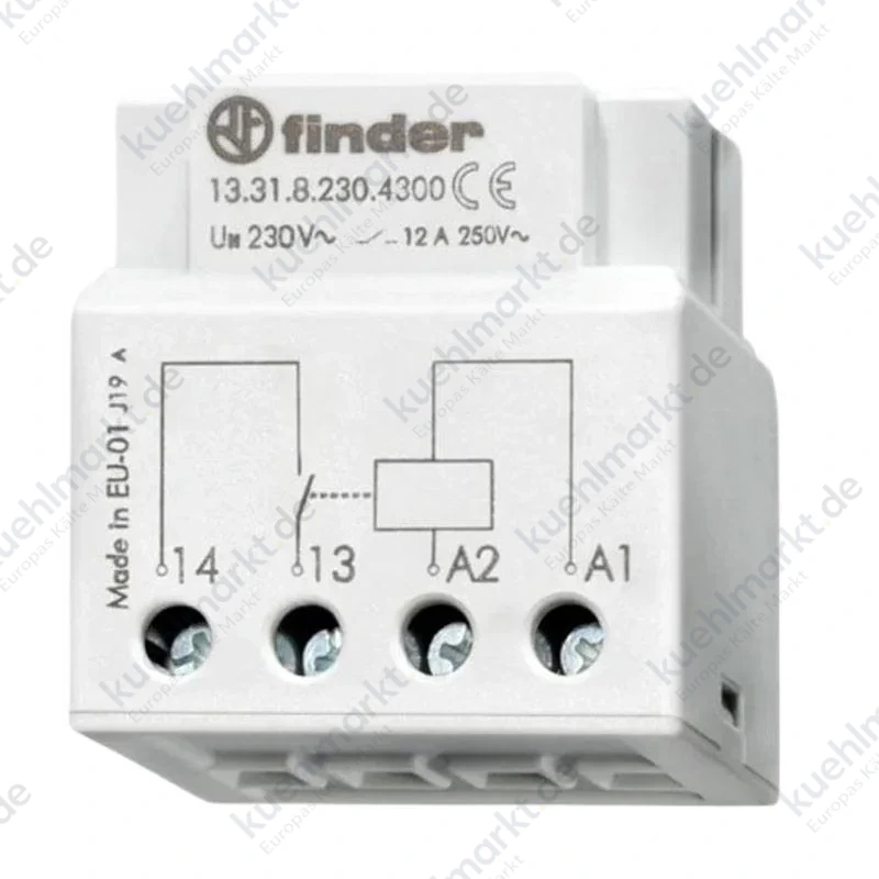 Finder Elektromechanisches monostabiles Relais 12A 230V AC 133182304300