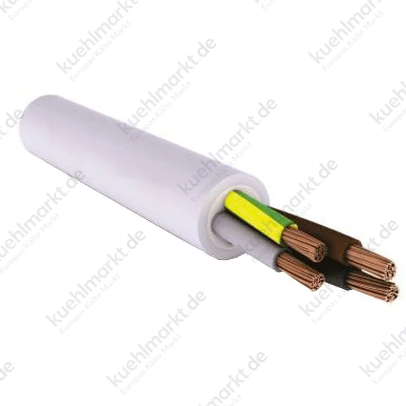 Kabel Doppelt isoliert Flammhemmend 10X1,5mmq 1 Meter Gelb Grün FG16OR1610G1,5