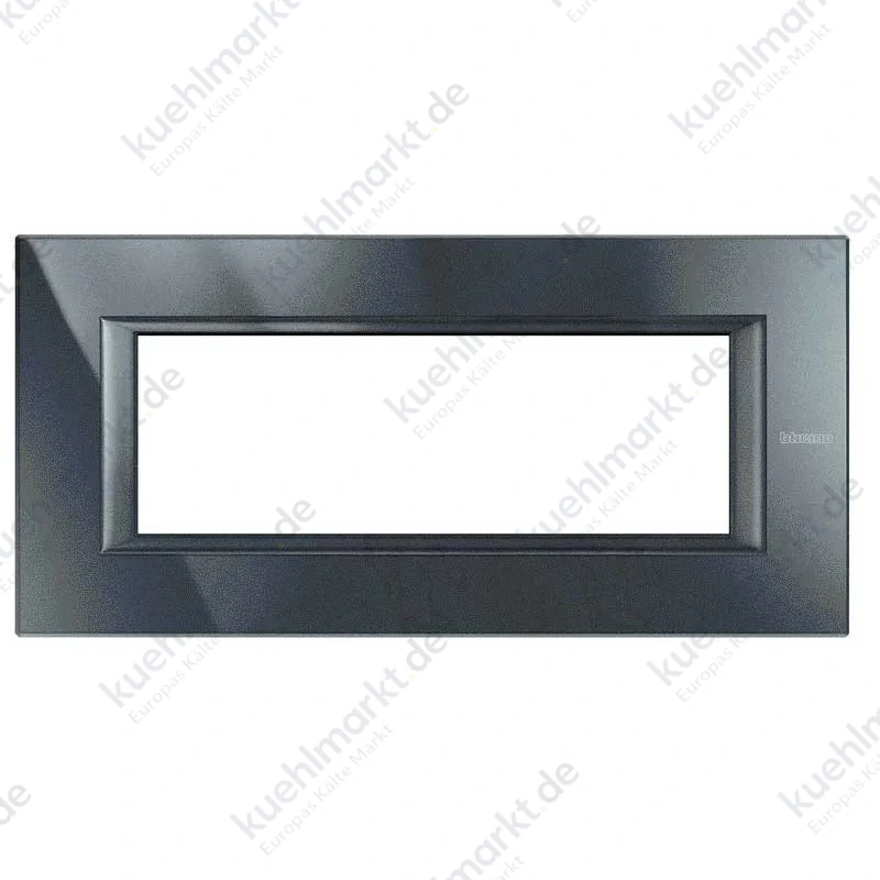 Bticino Axolute Platte 6 Module Monochrom Anthrazit HA4806HS
