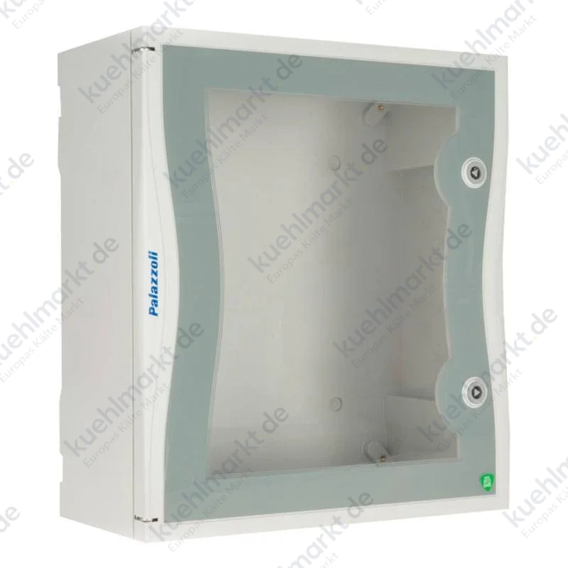 Palazzoli leere quadratische transparente Schalttafel 340x430x180 mm 550032