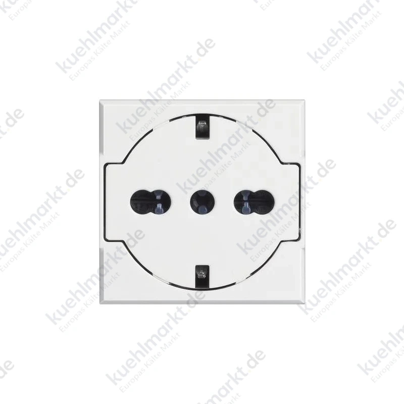 Bticino Axolute FLAT Schuko-Steckdose mit weißem Schutz 10/16A HD4140/16F