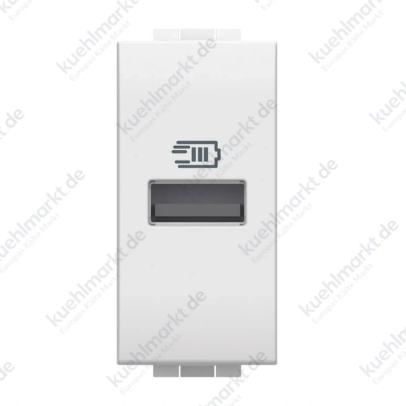 Bticino LivingLight Single USB Steckdose direkt Stromversorgung Typ A 1M N4191A