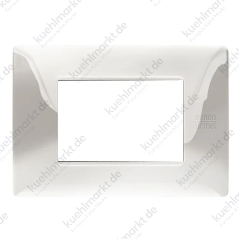 Platte 3 Module Urmet Simon Nea Edelstahl poliert 11803.