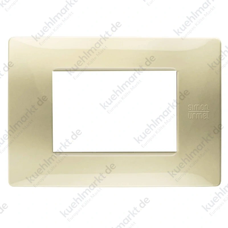 Platte 3 Module Urmet Simon Nea satiniert gold 11803.OS
