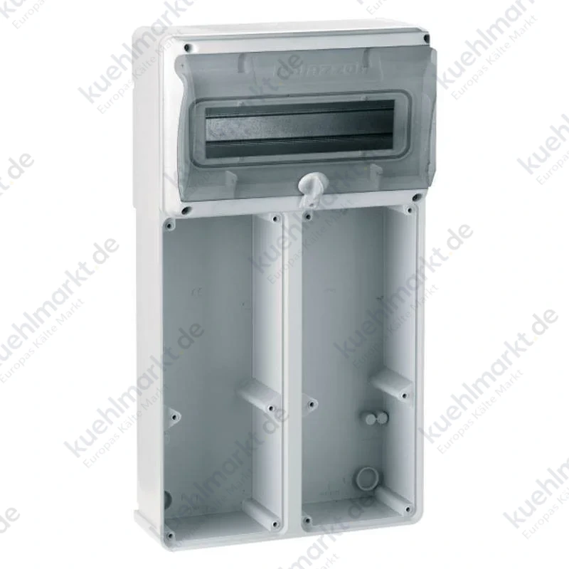 Palazzoli leere Fertigschalttafel für 1 Steckdose IP65 122x452 mm 579631
