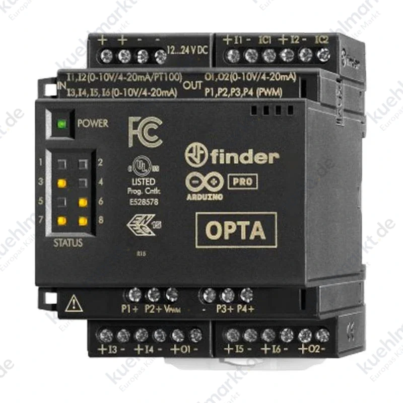 Finder Opta Digitales Erweiterungsmodul EMR 16IN/8OU 6A 24V 8A589024160C