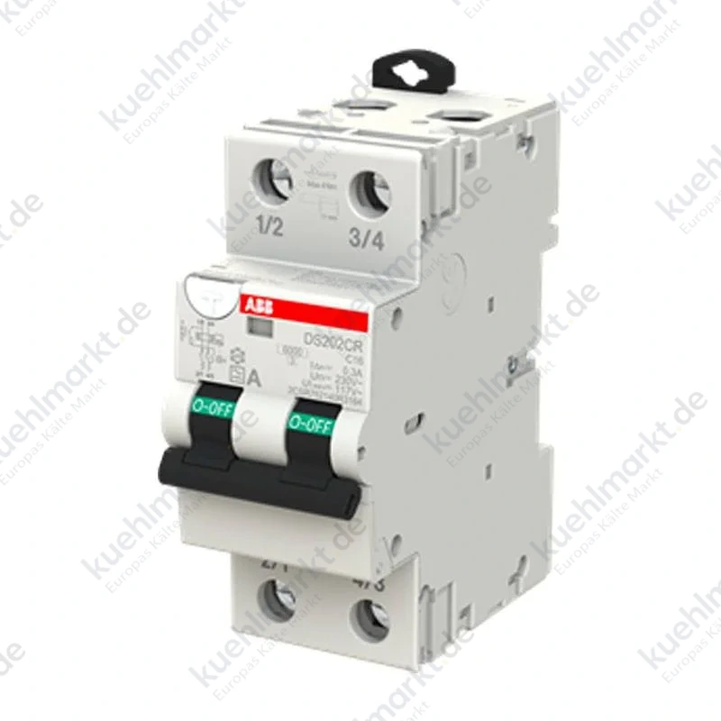 Abb Fehlerstrom-Schutzschalter 16A 6kA 2P C 2 Module