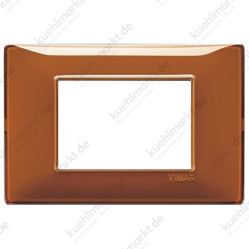 Vimar Plana Abdeckrahmen 3 Module Farbe Tabak 14653.49