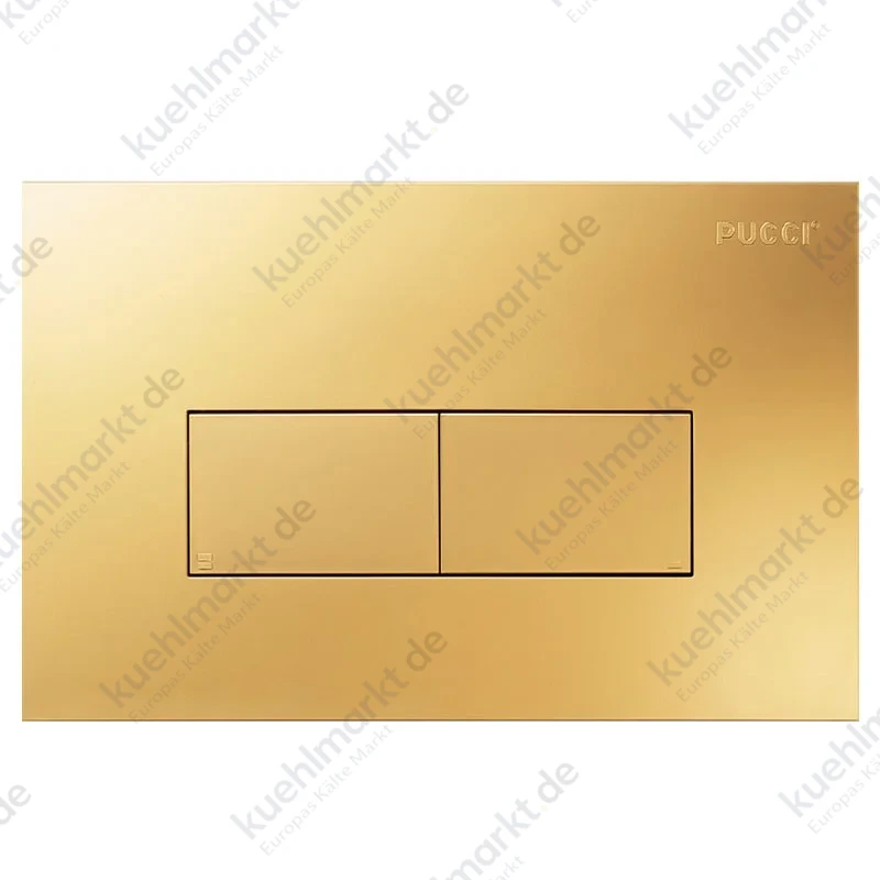 Pucci Eco Linea Betätigungsplatte für Spülkästen Farbe Gelbgold 80230565