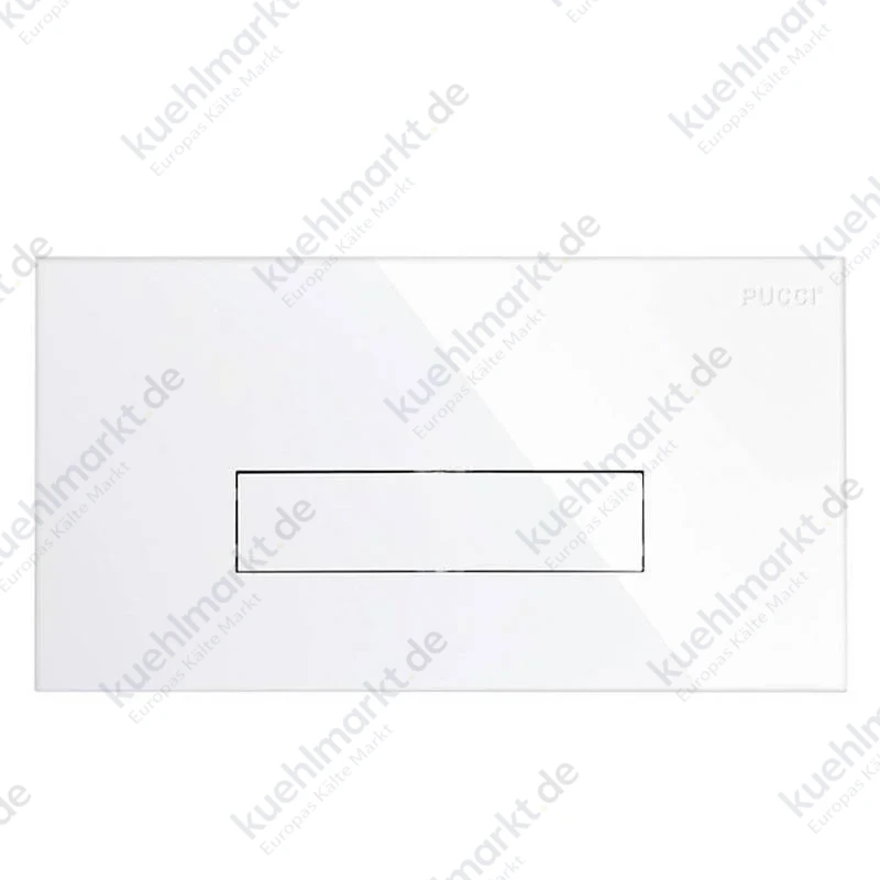 Pucci Sara 1-Knopf Betätigungsplatte 33x18cm weiß 80179660