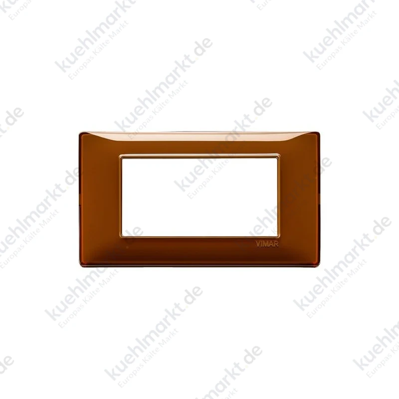Abdeckrahmen Vimar Plana 4 module Reflex tabak 14654.49