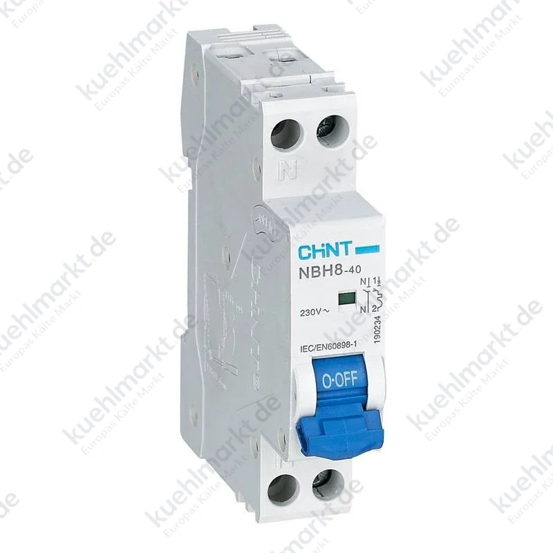 Chint Leitungsschutzschalter NBH8-40 1P+N 16A 4,5kA C 1 Modul 190236