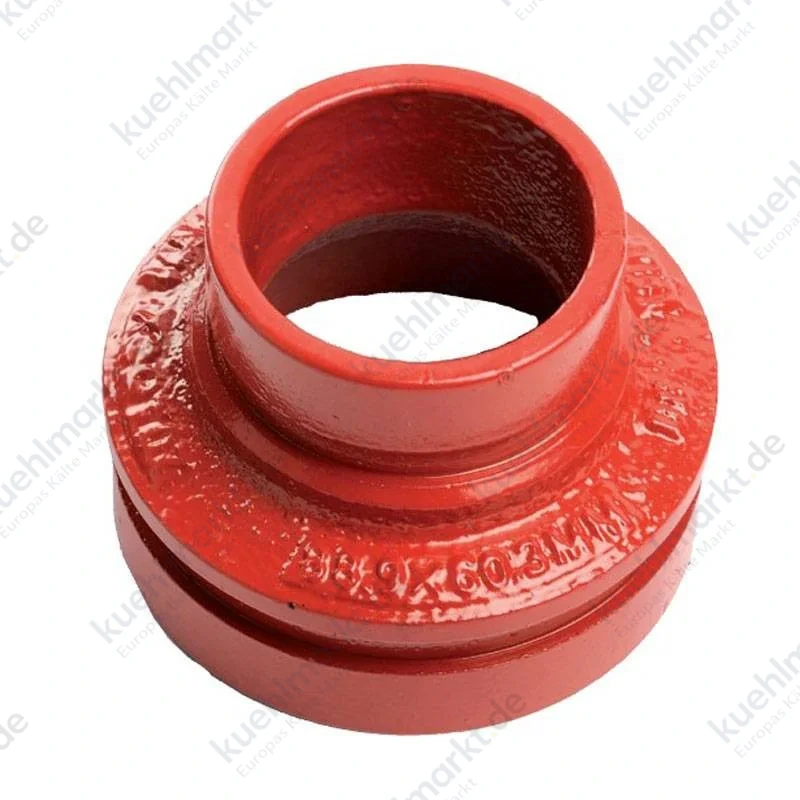 Ziggiotto gerillte konzentrische Reduzierung 3x1 1/2 Zoll 80x40mm B0240089048