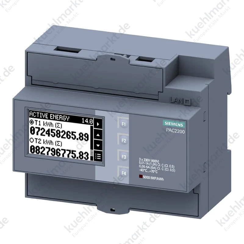 Siemens Sentron PAC2200 Messgerät Din-Anschluss 7KM22002EA301DA1