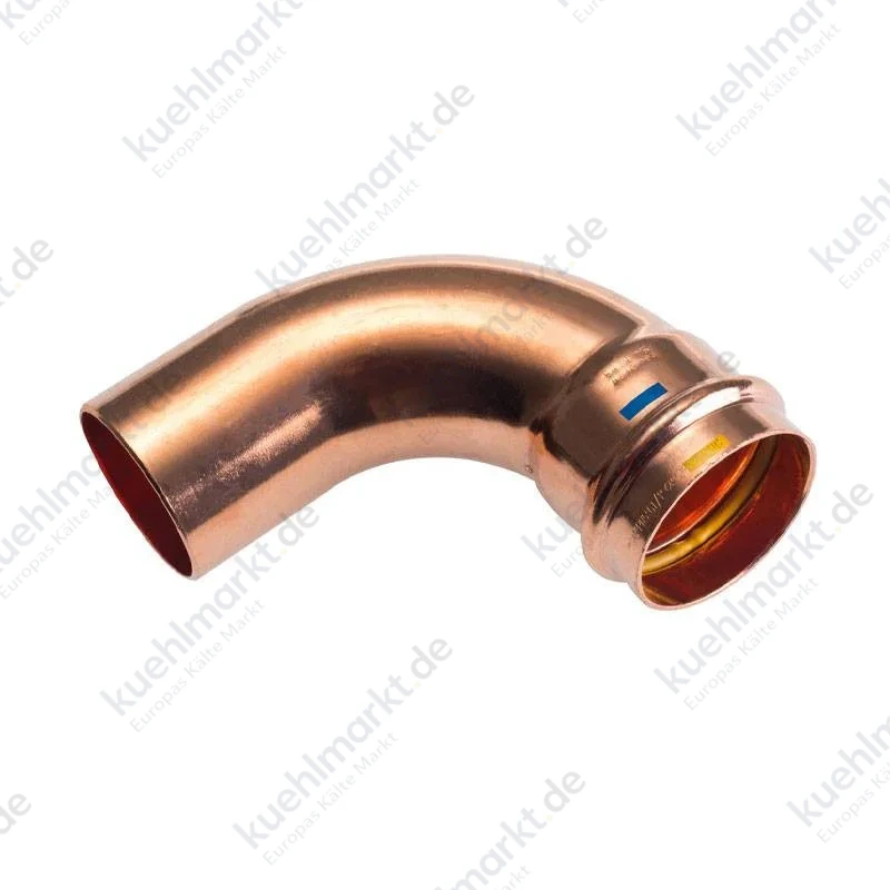 IBP 90-Grad-Bogen für Wasser und Gas A/I D 35 mm Kupfer P15001 03500000