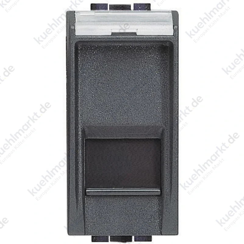 BTicino Livinglight RJ45 Stecker Kat 6 UTP Anthrazit L4279C6