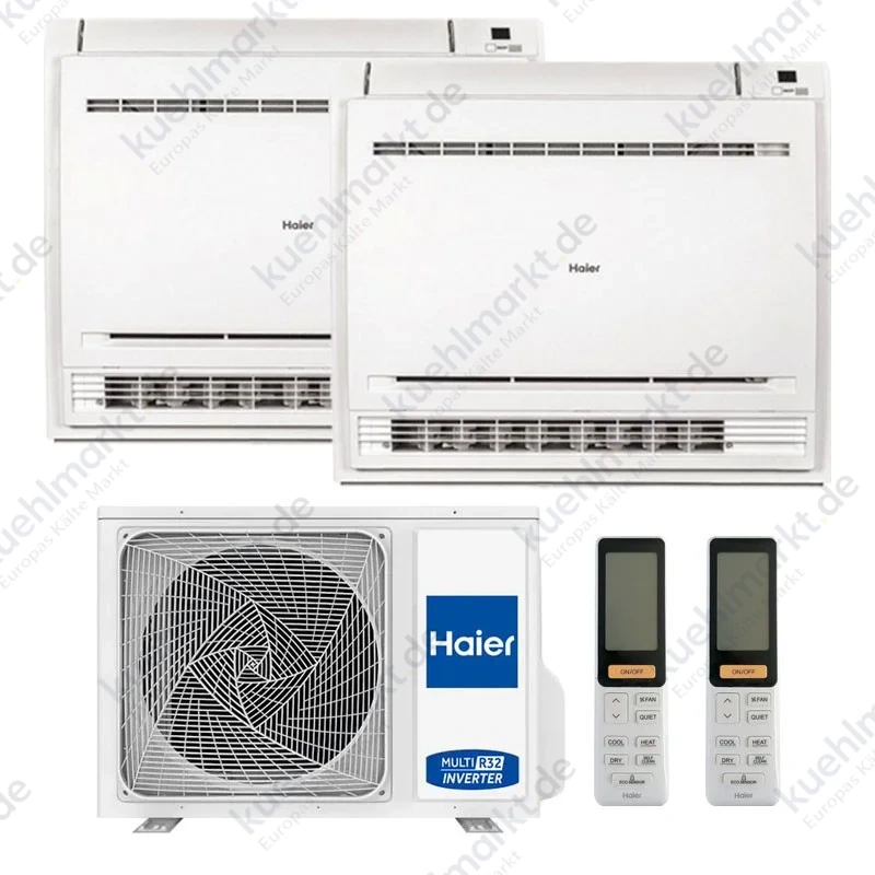 Haier Doppelkonsolen-Klimaanlage 2.5kW+3.5kW R32 WIFI